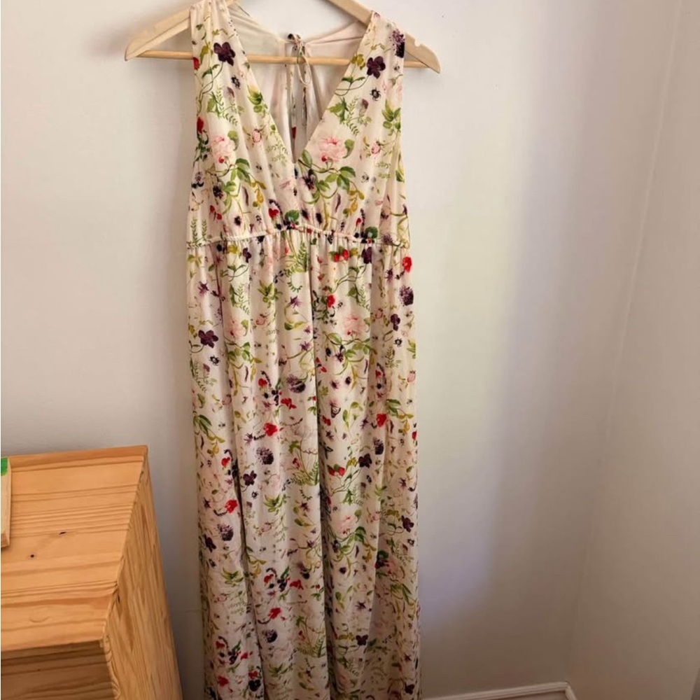Floral maternity Maxi Dress